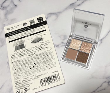 AC MAKEUP プリズムアイシャドウのクチコミ「AC MAKEUP 
プリズムアイシャドウ

グリッターカラー、ハイライトカラー、マットカラー.....」（2枚目）