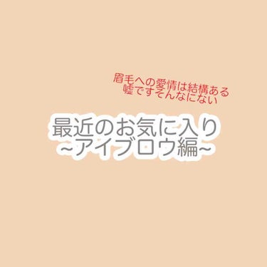 リキッドタイプのアイブロウ欲しいなあ。あと鉛筆みたいなやつ！