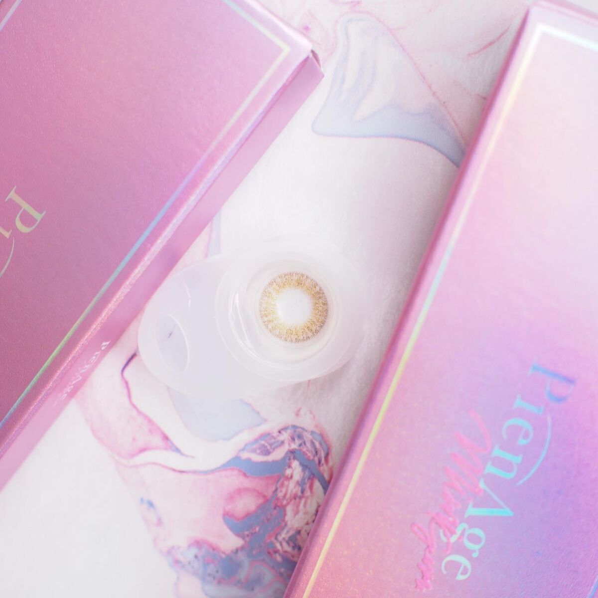 ピエナージュ ミミジェム ワンデー ミミプラチナム/PienAge/カラーコンタクトレンズを使ったクチコミ（3枚目）