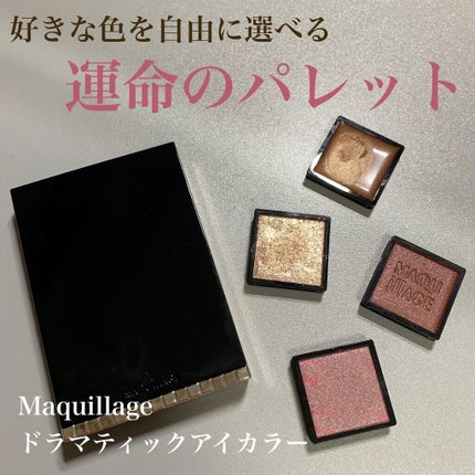 ドラマティックアイカラー (パウダー)/(クリーム)/マキアージュ/アイシャドウパレットを使ったクチコミ(1枚目)