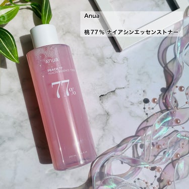 桃77％ナイアシンエッセンストナー 250ml/Anua/化粧水を使ったクチコミ（2枚目）