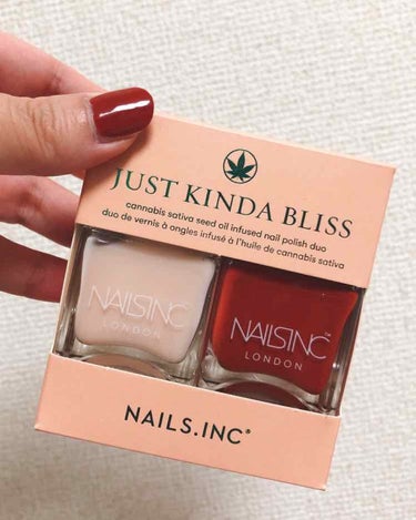 nails inc. ジャスト カインダ ブリス デュオ キットのクチコミ「9/5発売 ネイルズインク ジャスト カインダ ブリス デュオ キット

発売前にたまたま店舗.....」（1枚目）