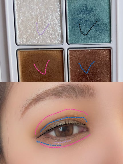 アイパレット/sopo/アイシャドウパレットを使ったクチコミ(4枚目)