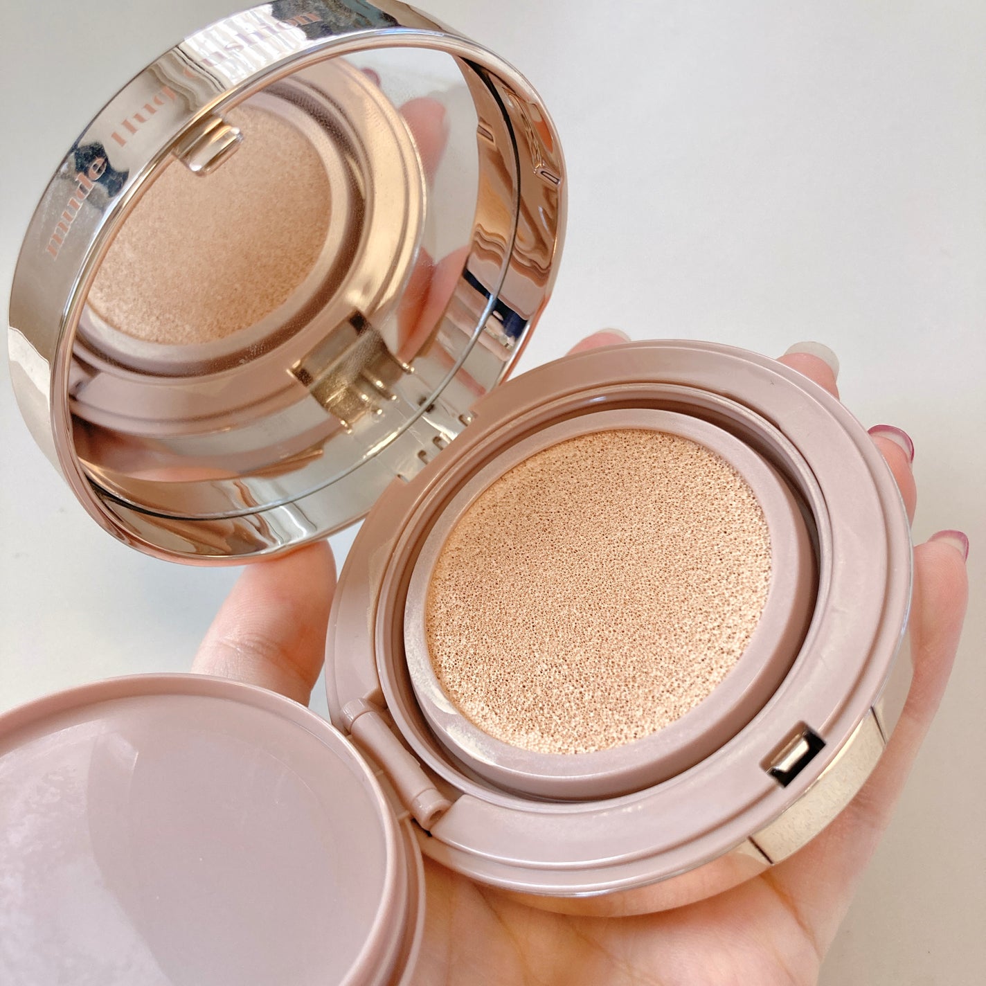 ハグクッション/mude/クッションファンデーションを使ったクチコミ(10枚目)