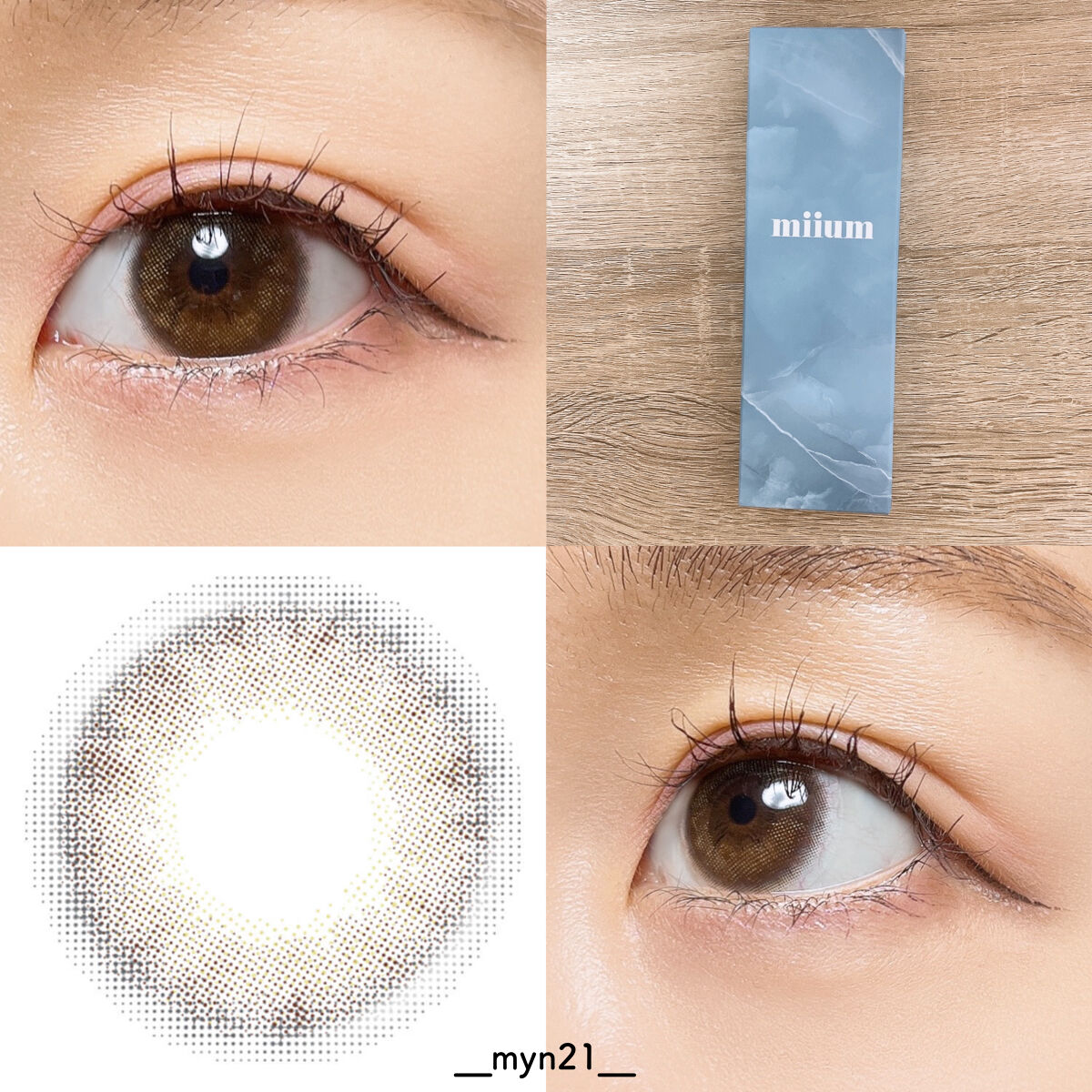 miium 1day/miium/ワンデー（１DAY）カラコンを使ったクチコミ（2枚目）