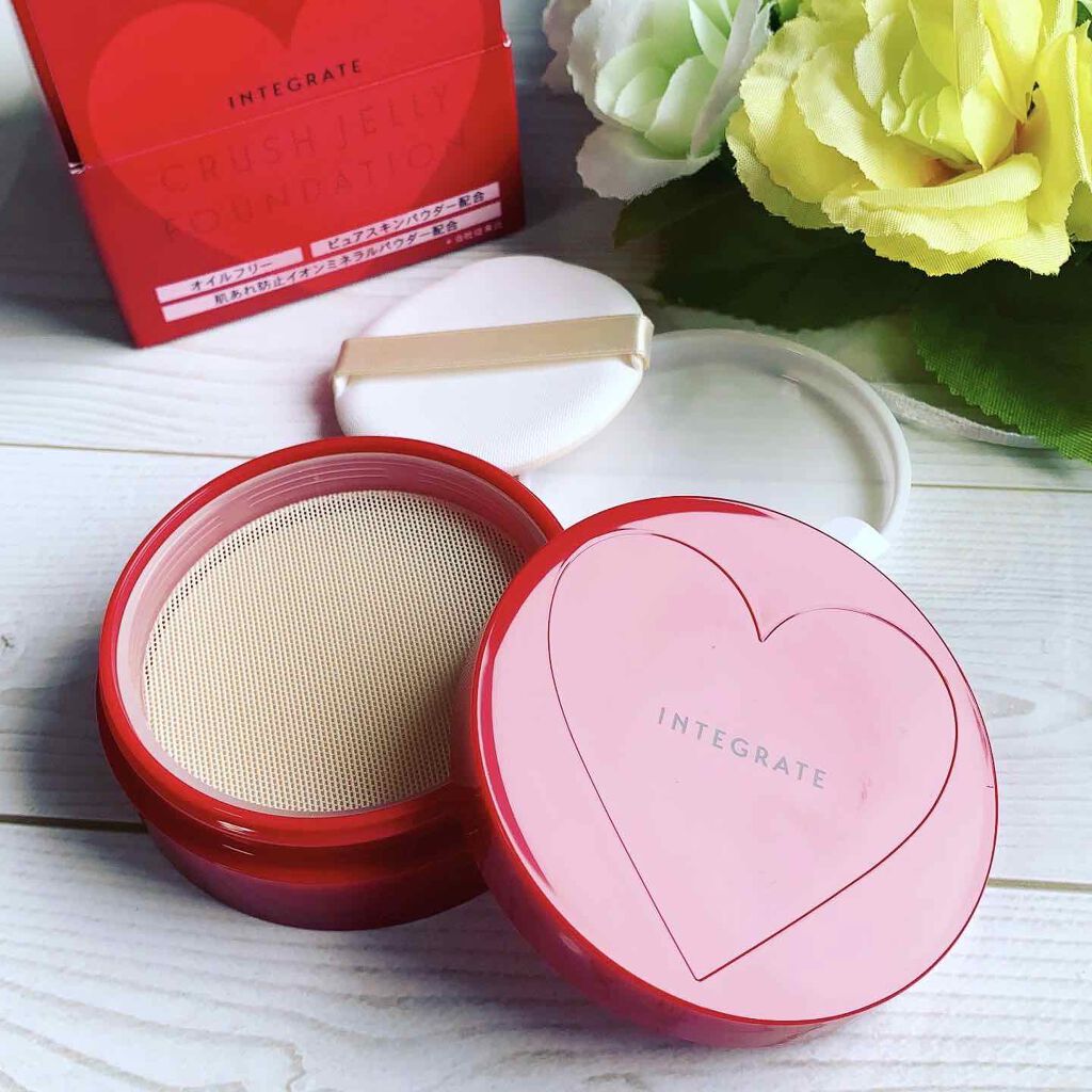 水ジェリークラッシュ/インテグレート/クリーム・エマルジョンファンデーションを使ったクチコミ(1枚目)