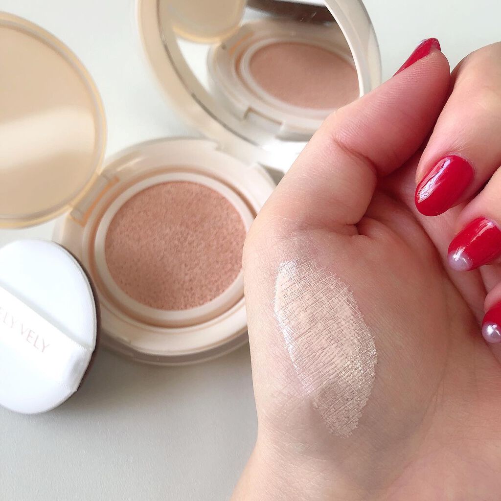 ミルクトーンアップクッション/VELY VELY/クッションファンデーションを使ったクチコミ(2枚目)