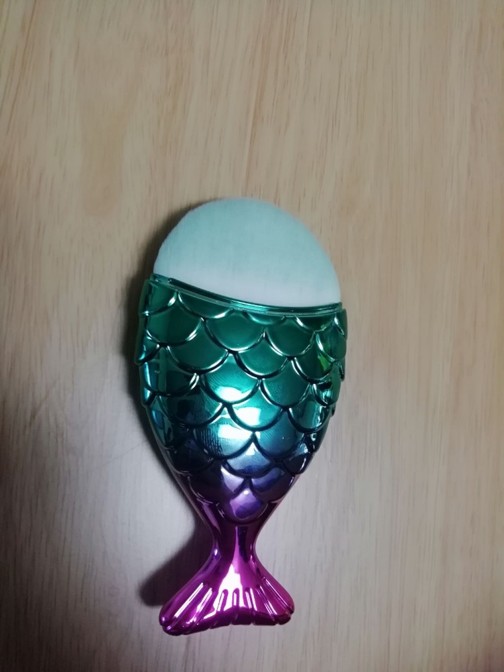 ファンデーションブラシ マーメイド/DAISO/メイクブラシを使ったクチコミ（1枚目）