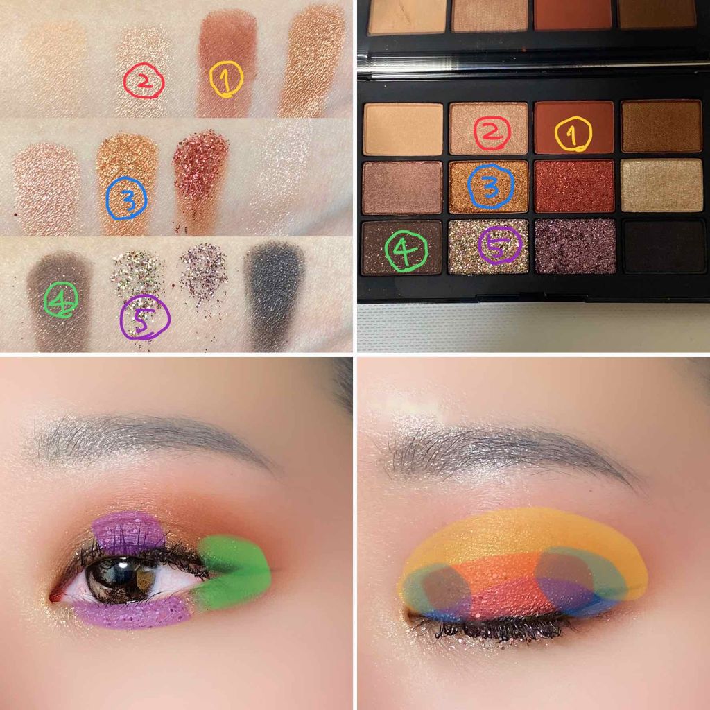 インフェルノ アイシャドーパレット/NARS/アイシャドウパレットを使ったクチコミ(4枚目)