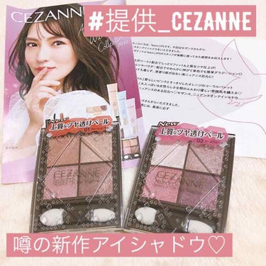 ニュアンスオンアイシャドウ/CEZANNE/パウダーアイシャドウを使ったクチコミ（1枚目）