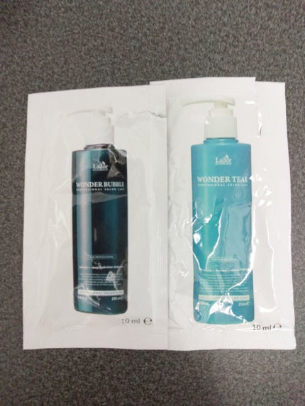 WONDER TEAR/La'dor/洗い流すヘアトリートメントを使ったクチコミ(1枚目)