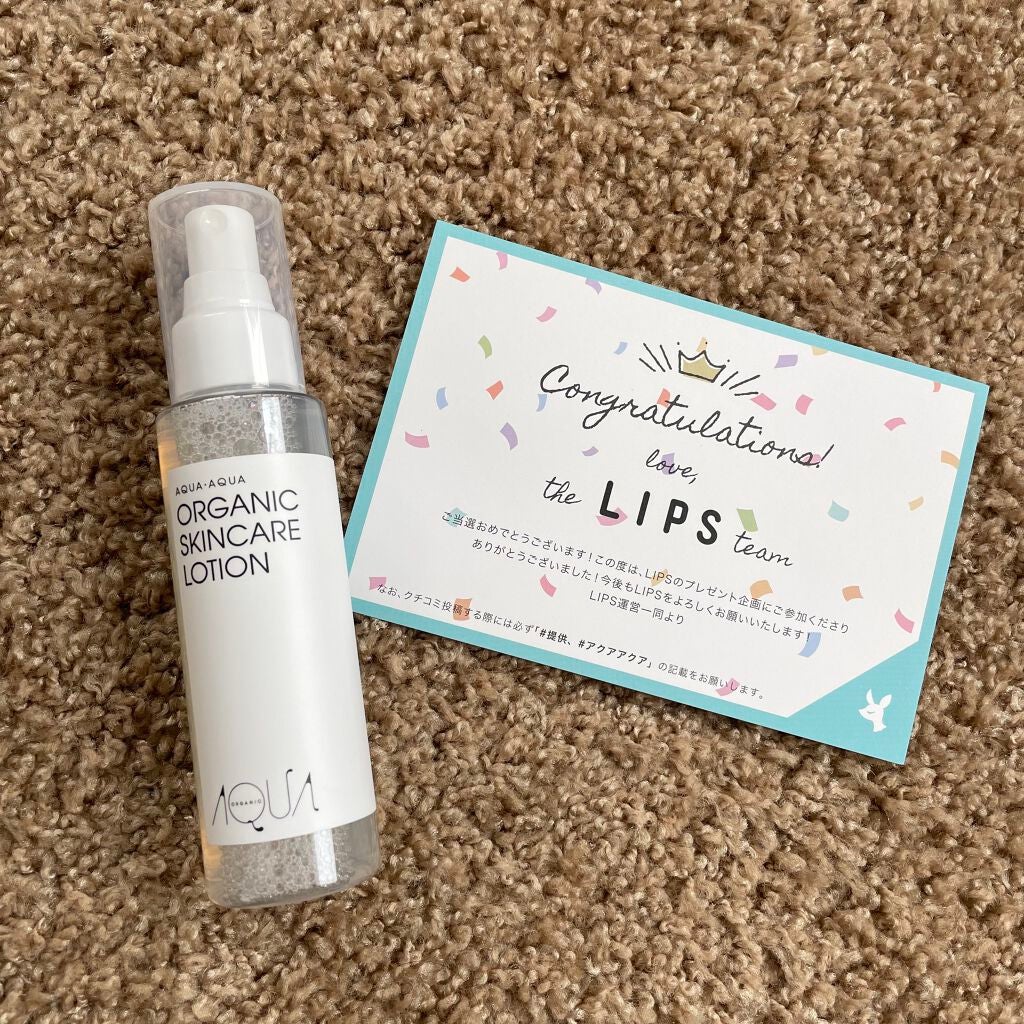 オーガニックスキンケアローション/アクア・アクア/化粧水を使ったクチコミ(1枚目)