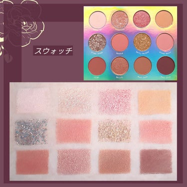 Eye Palette-Sweet Talk/ColourPop/アイシャドウパレットを使ったクチコミ（3枚目）