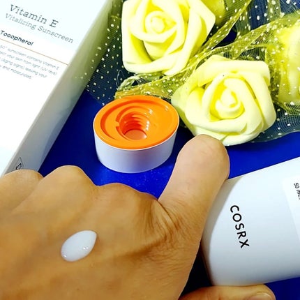 ビタミンEバイタライジングUVクリーム SFP50+/COSRX/日焼け止めクリームを使ったクチコミ(6枚目)