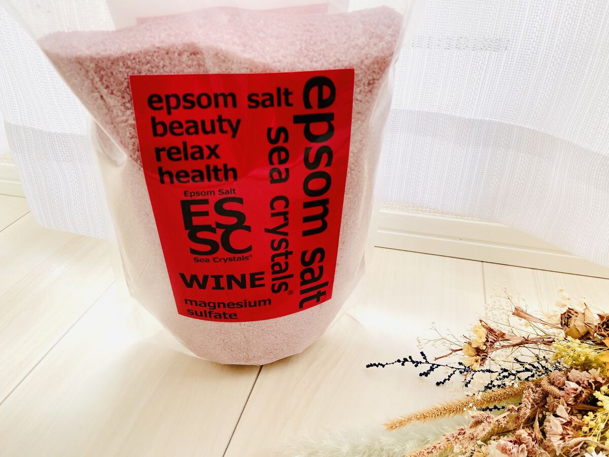 シークリスタルス エプソムソルト 赤ワイン/sea crystals/無機塩系入浴剤を使ったクチコミ（2枚目）