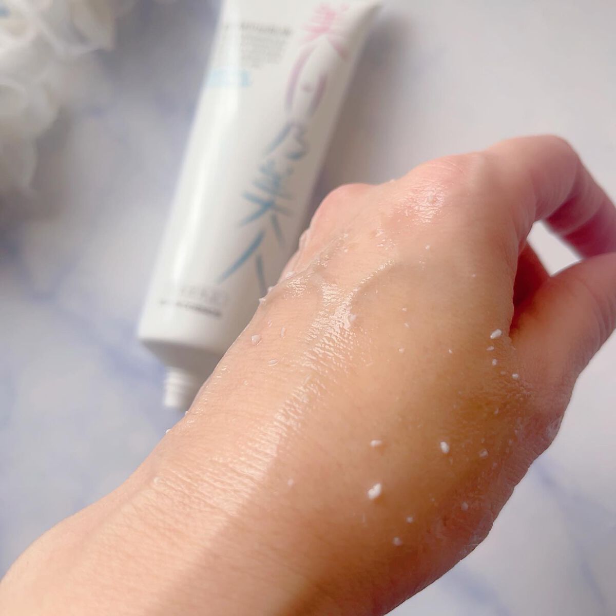 美白乃美人ピーリングジェル/ブレーンコスモス/ピーリングを使ったクチコミ(5枚目)