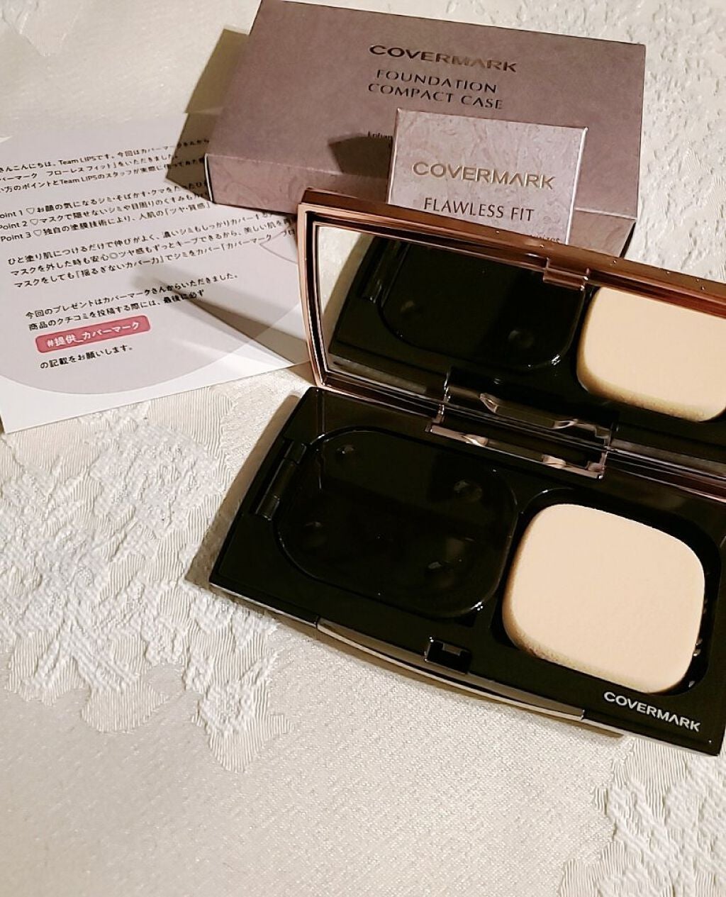 フローレス フィット/COVERMARK/クリーム・エマルジョンファンデーションを使ったクチコミ(6枚目)