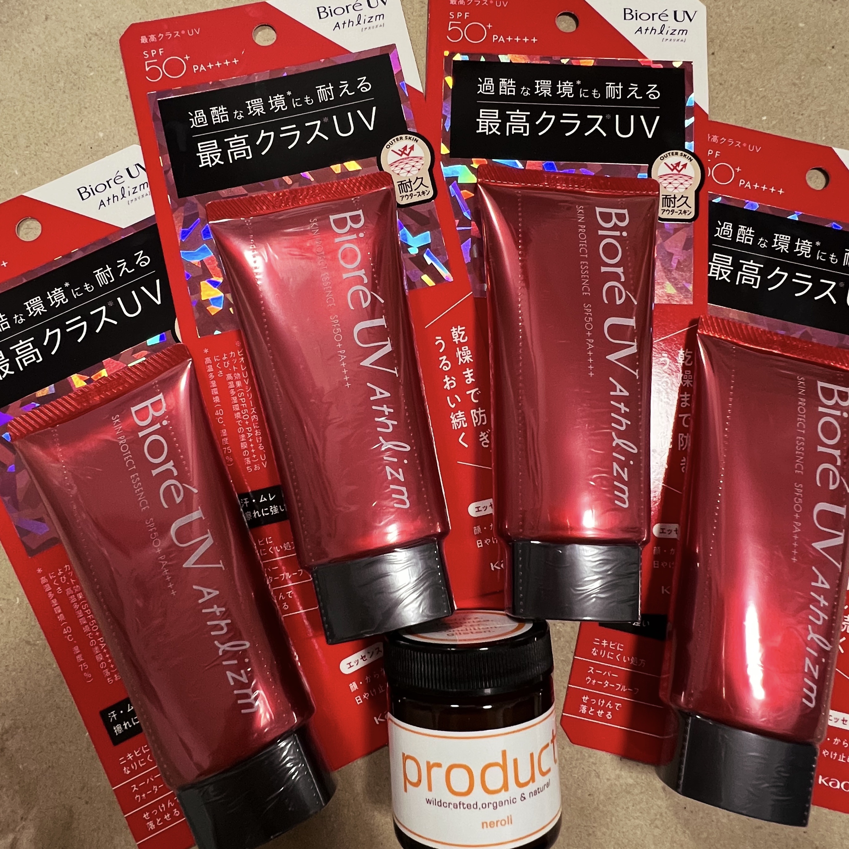 UV  アスリズム　スキンプロテクトエッセンス/ビオレ/日焼け止めローションを使ったクチコミ（1枚目）