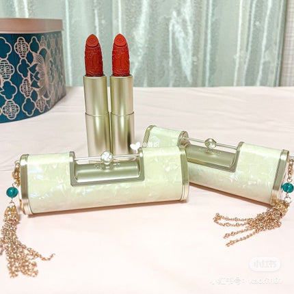 百花同心錠 彫刻リップ/花西子/口紅を使ったクチコミ(9枚目)