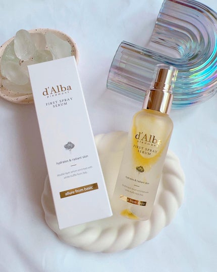 ダルバ ホワイトトリュフファーストスプレーセラム/ダルバ/ミスト状化粧水を使ったクチコミ(7枚目)