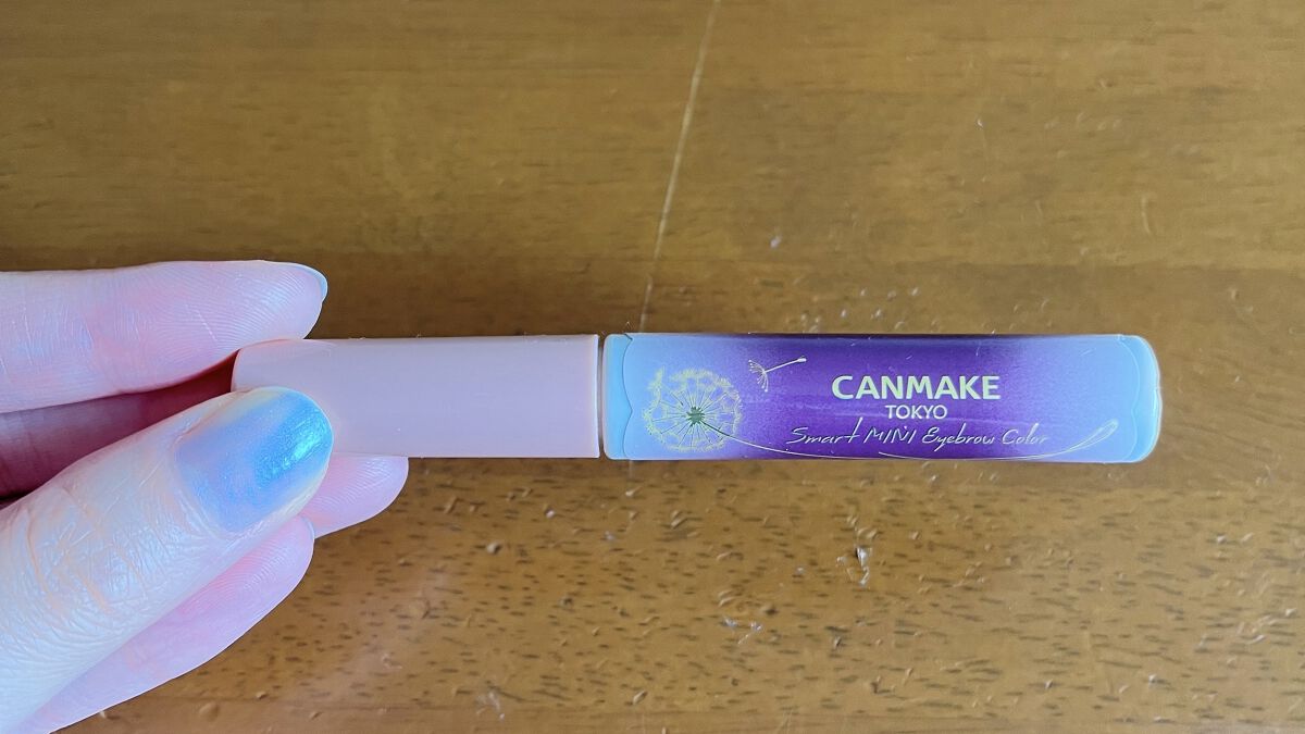 スマートミニアイブロウカラー N02 おしゃれパープル/キャンメイク/眉マスカラを使ったクチコミ（2枚目）