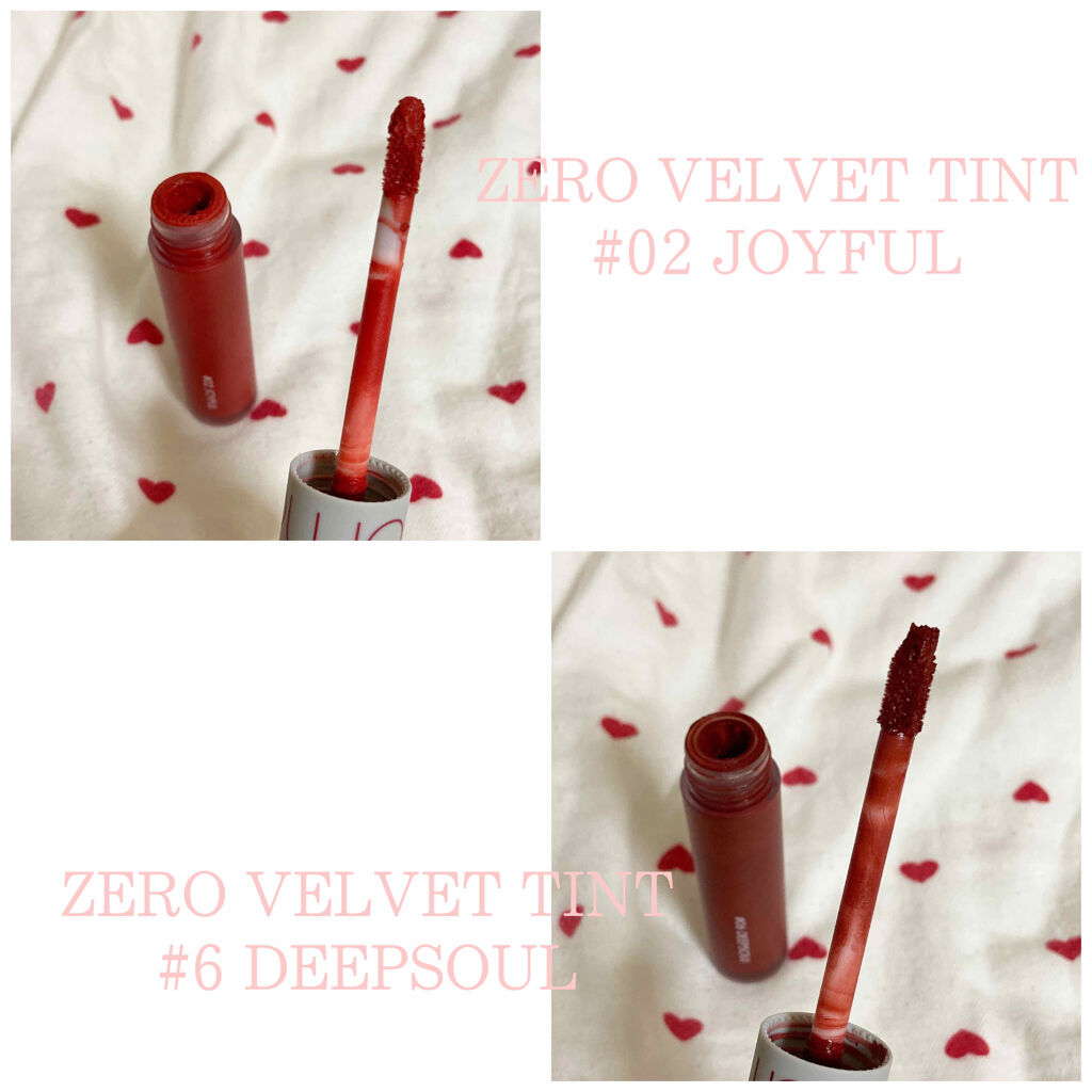 ゼロベルベットティント/rom&nd/リップティントを使ったクチコミ（2枚目）