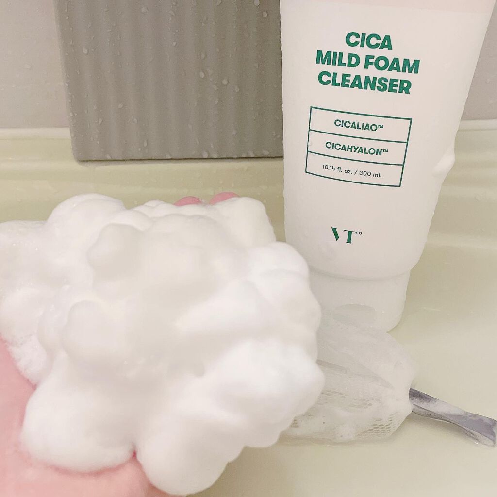 CICA マイルドフォームクレンザー/VT/洗顔フォームを使ったクチコミ（3枚目）
