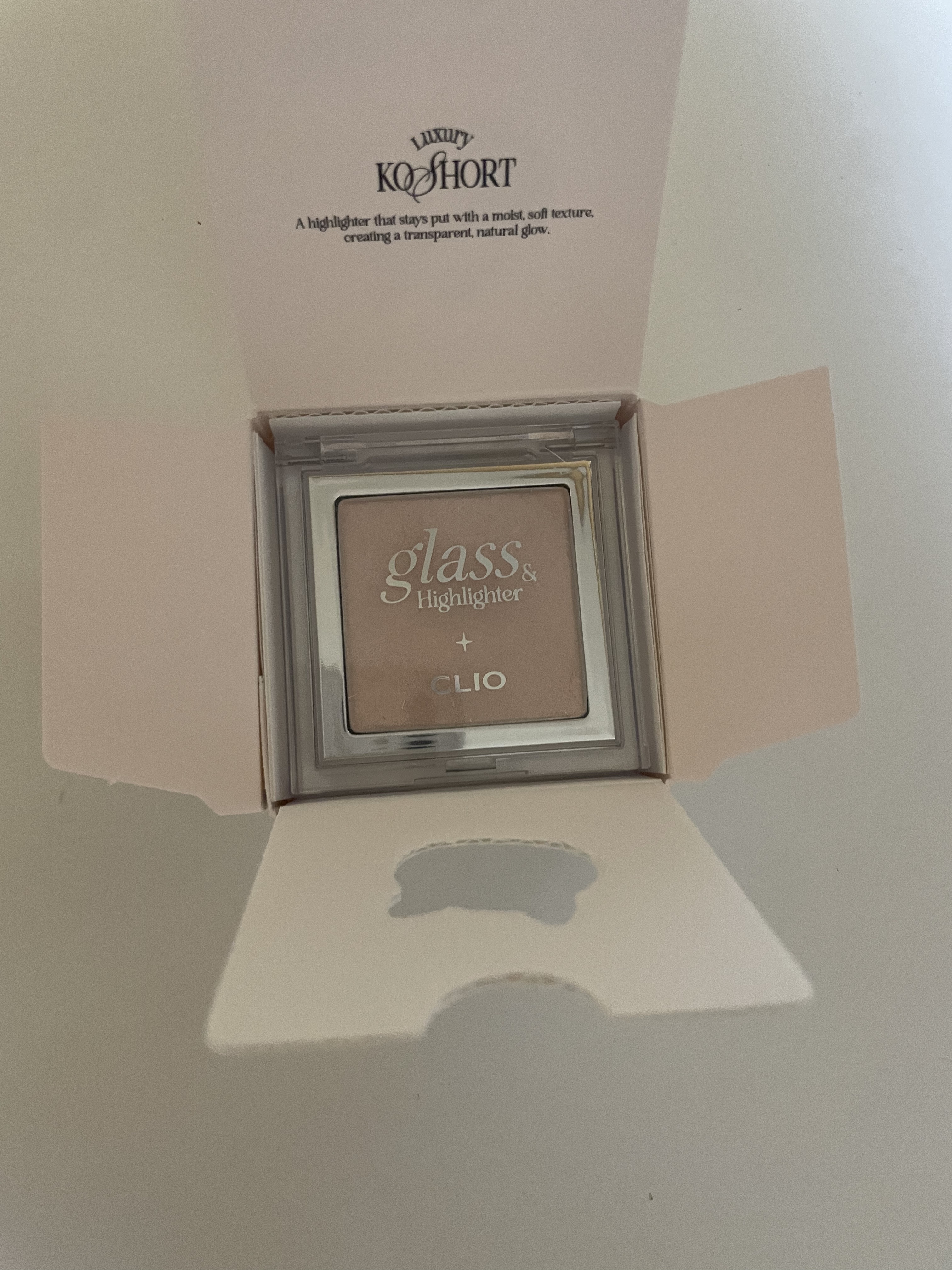 グラス アンド ハイライター 01 MOON GLOW/CLIO/ハイライト・シェーディングを使ったクチコミ（2枚目）