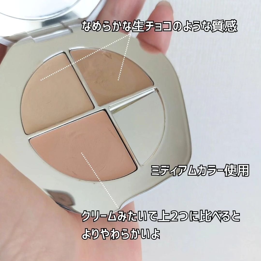 TIMAGE クリーミーコンシーラーパレット/TIMAGE/パレットコンシーラーを使ったクチコミ(3枚目)