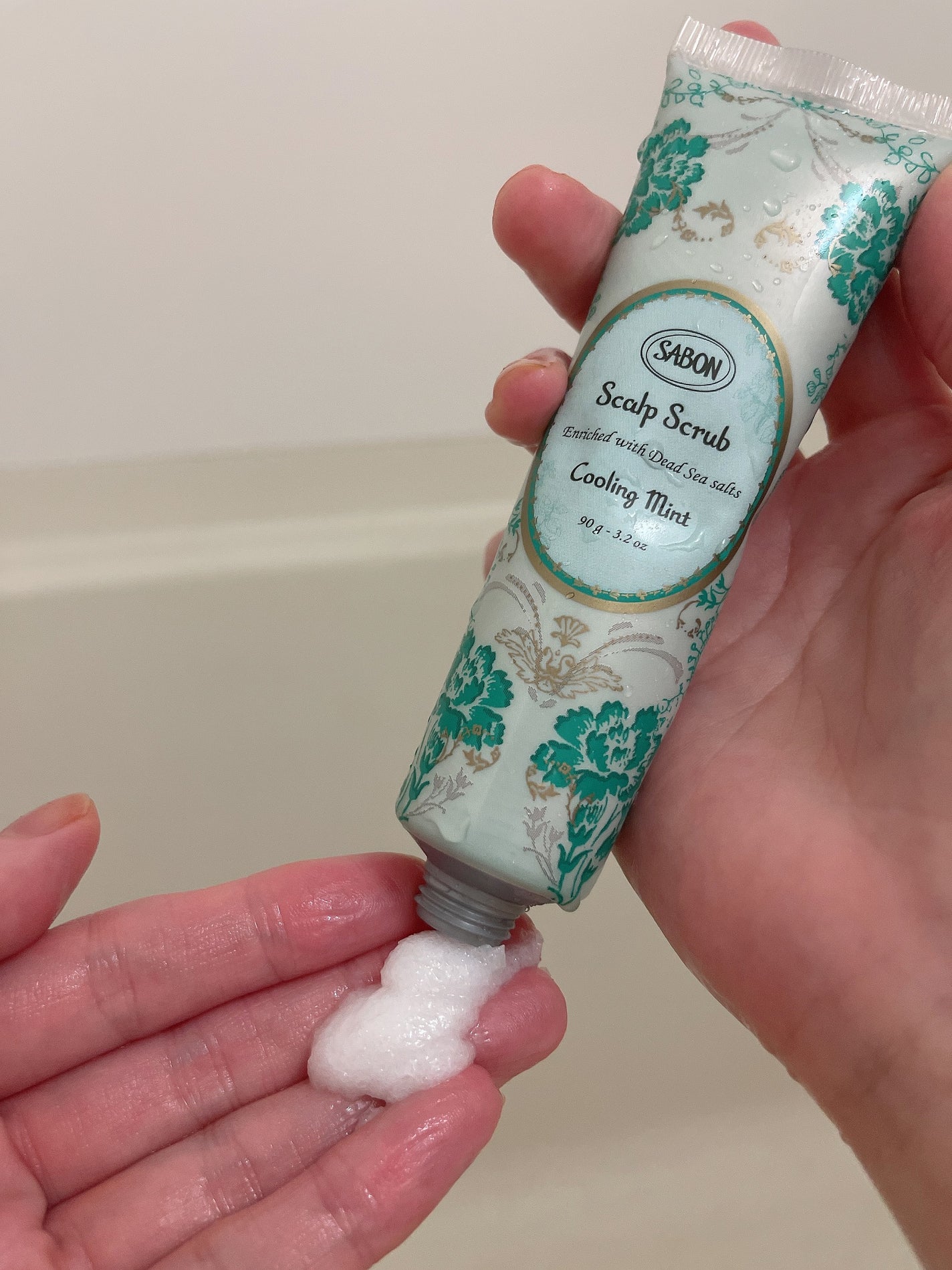 ヘッドスクラブ リフレッシング(ミント)/SABON/ヘッドスクラブを使ったクチコミ(1枚目)