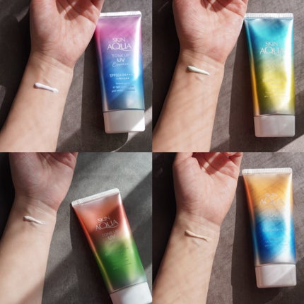 スキンアクア トーンアップUVエッセンス/スキンアクア/日焼け止めクリームを使ったクチコミ(7枚目)