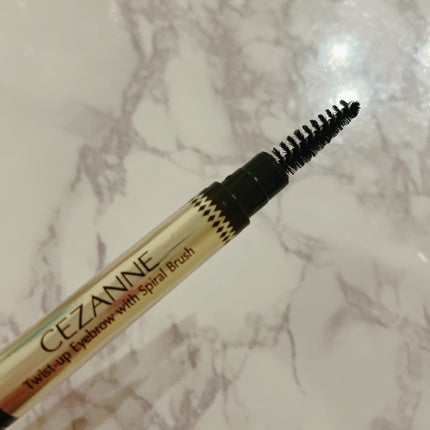 ブラシ付きアイブロウ繰り出し/CEZANNE/アイブロウペンシルを使ったクチコミ(2枚目)