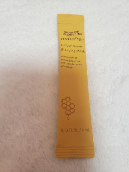 ジンジャーハニー スリーピングマスク/innisfree/洗い流すパック・マスクを使ったクチコミ(2枚目)