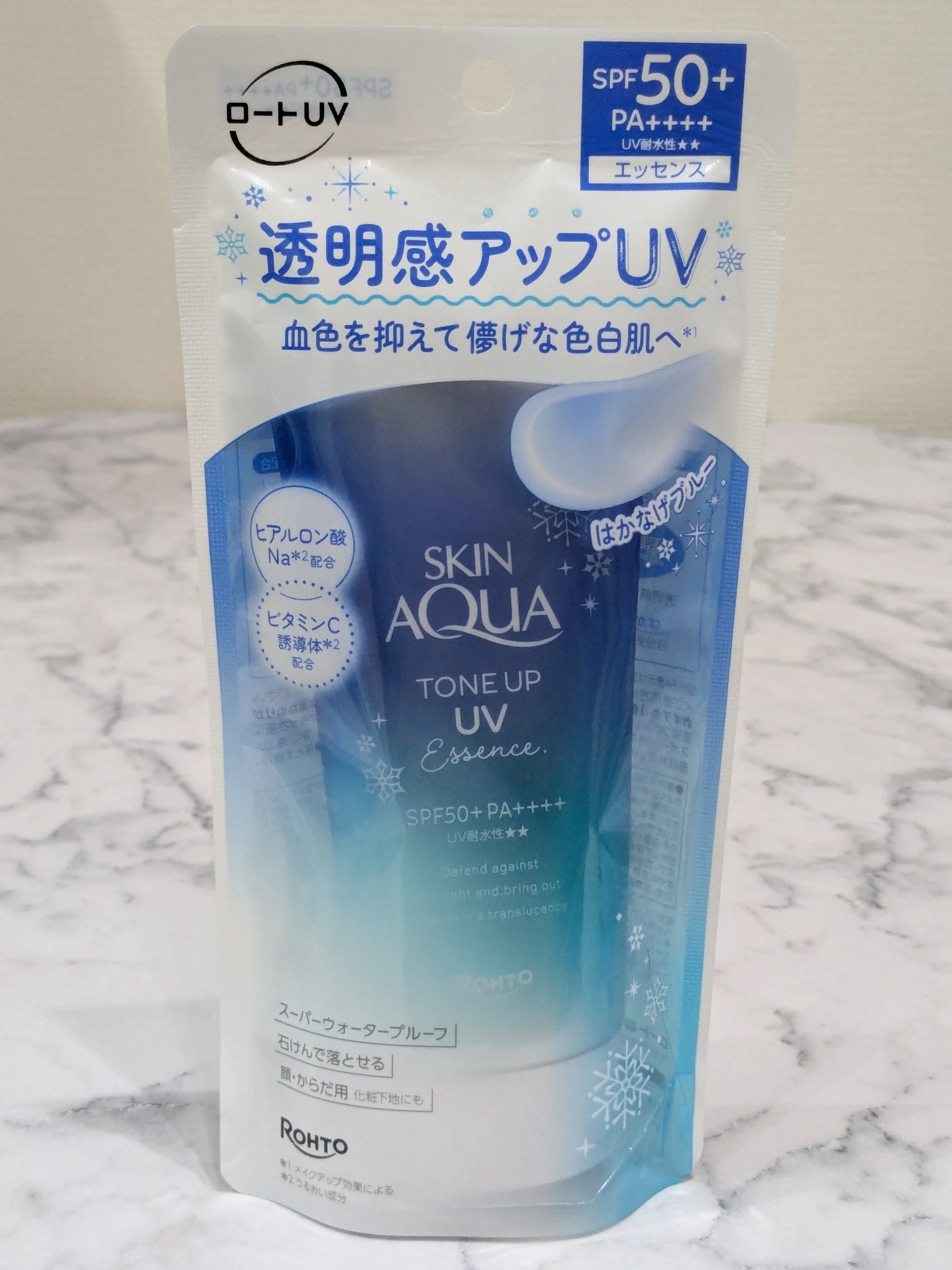 スキンアクア トーンアップUVエッセンス/スキンアクア/日焼け止めクリームを使ったクチコミ（2枚目）