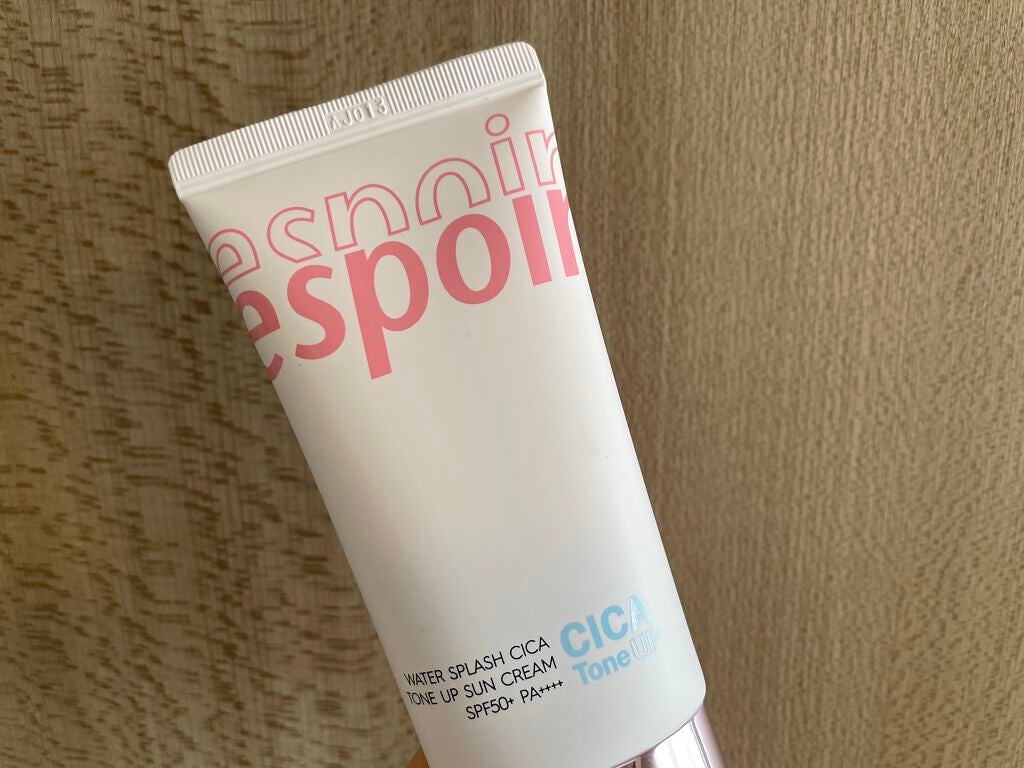 ウォータースプラッシュシカトーンアップクリーム/espoir/化粧下地を使ったクチコミ(1枚目)