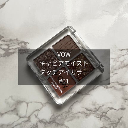 キャビアモイストタッチアイカラー /VOW/アイシャドウパレットを使ったクチコミ(1枚目)