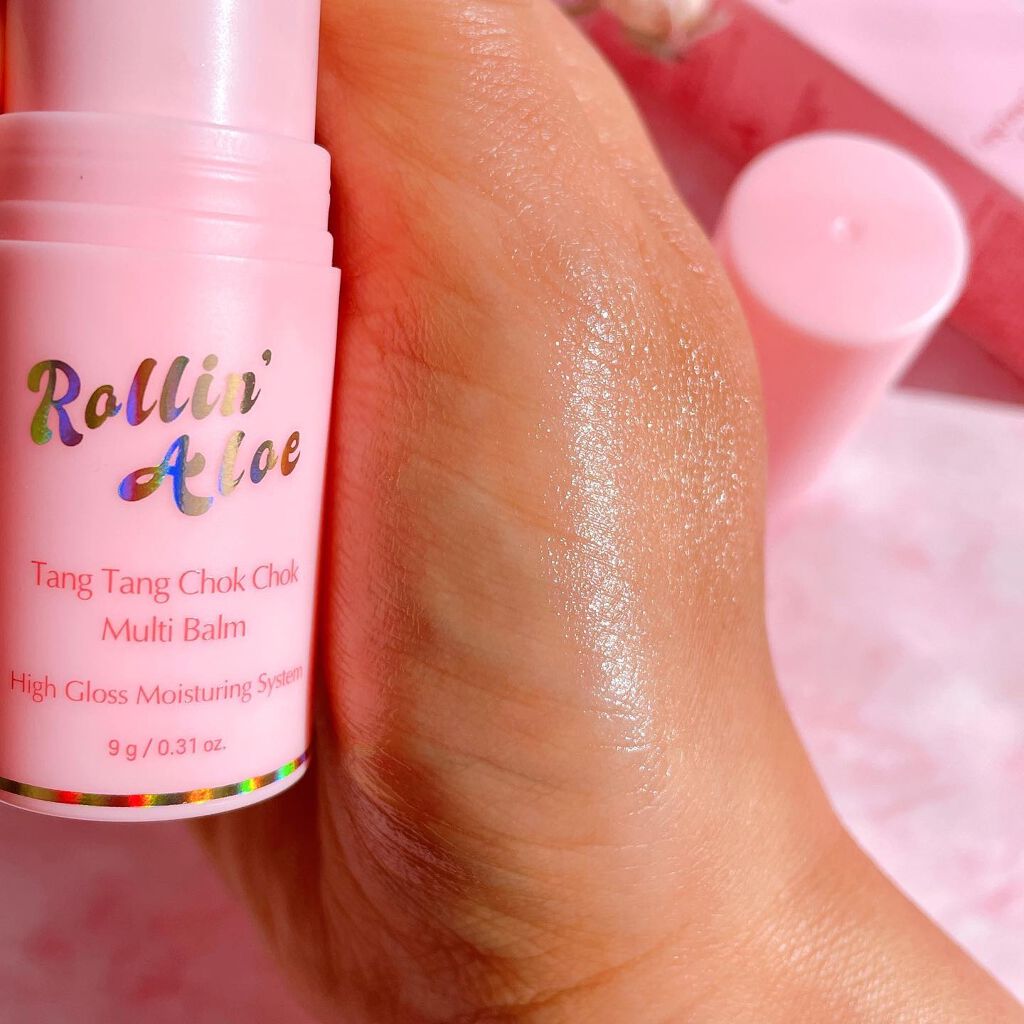 Tang Tang Chok Chok Multi Balm/Rollin' Aloe/フェイスバームを使ったクチコミ(7枚目)