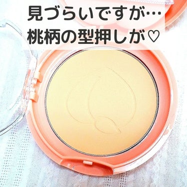 EGLIPS ブラーパウダーパクト ピーチエディションのクチコミ「ほわっと桃🍑の香り付き🌸💗
【イーグリップス ブラーパウダーパクト ピーチエディション】


.....」（2枚目）