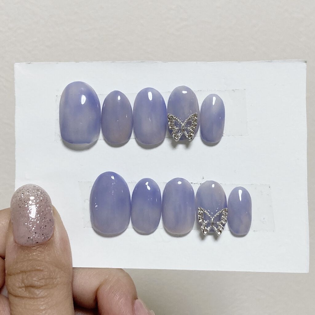 ジェルネイル（ライト対応）/セリア/ジェルネイルを使ったクチコミ（3枚目）