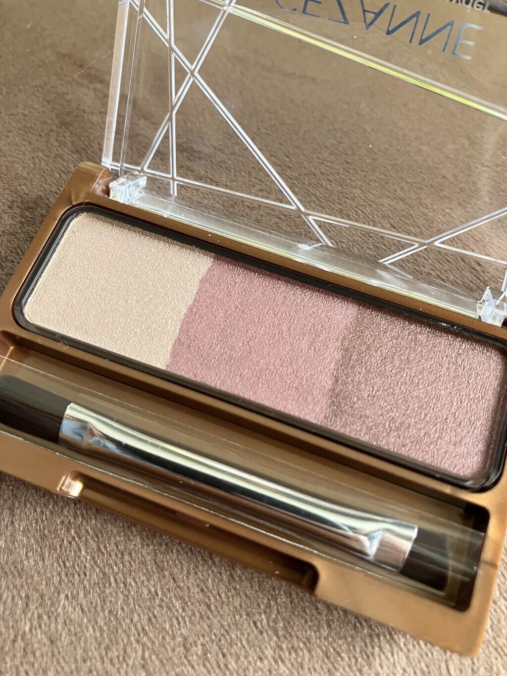 ノーズ＆アイブロウパウダー/CEZANNE/パウダーアイブロウを使ったクチコミ（1枚目）