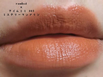 ジューシーラスティングティント/rom&nd/リップティントを使ったクチコミ(4枚目)