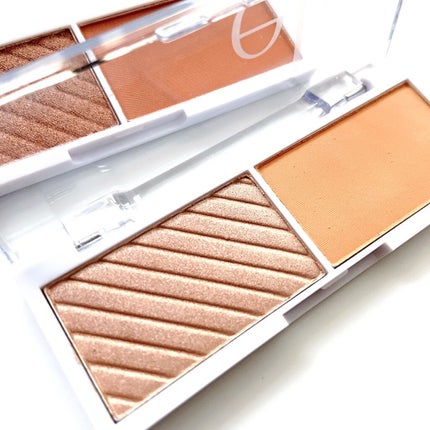 バイトサイズフェイスデュオ/e.l.f. Cosmetics/パウダーチークを使ったクチコミ(3枚目)