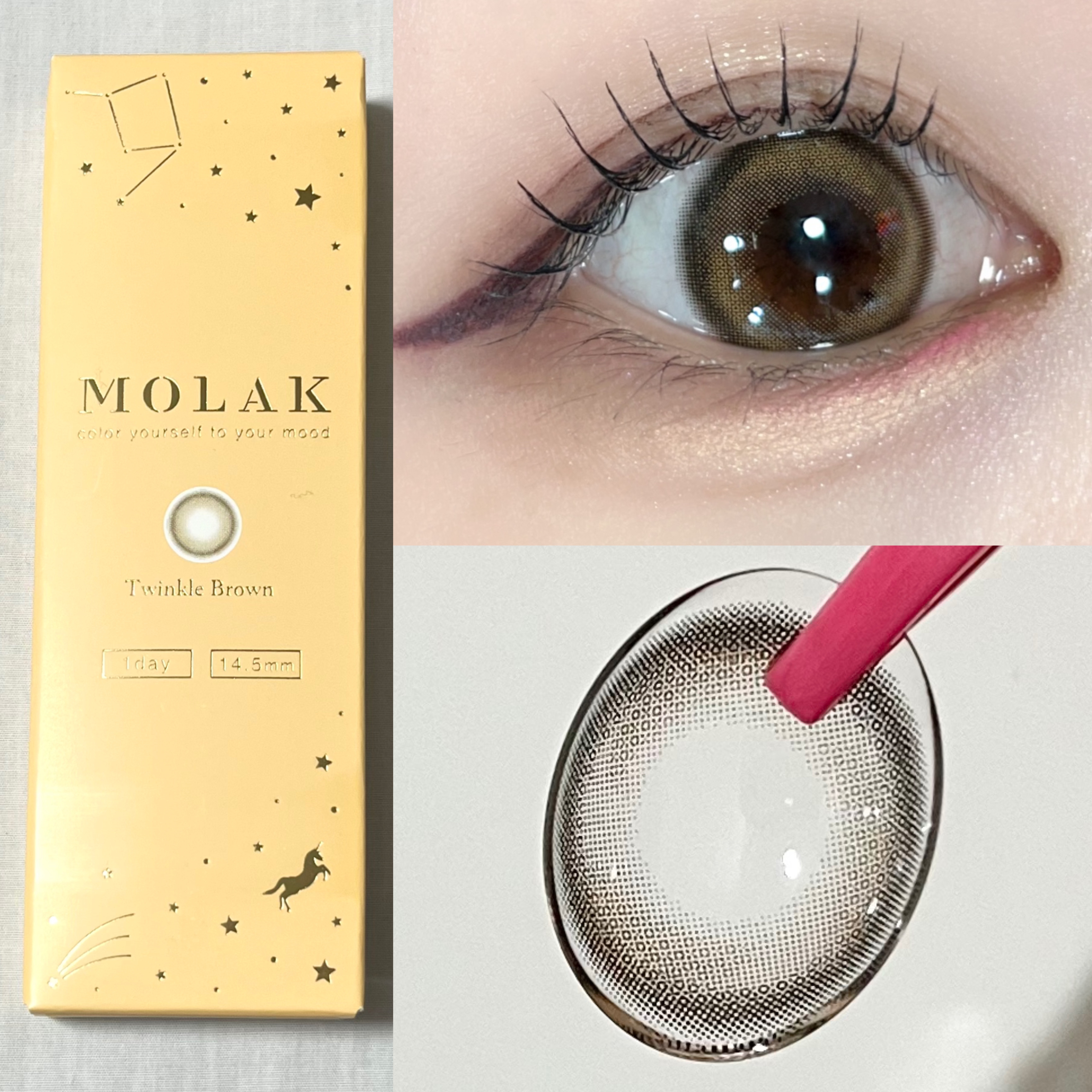 MOLAK 1day/MOLAK/ワンデー（１DAY）カラコンを使ったクチコミ（2枚目）