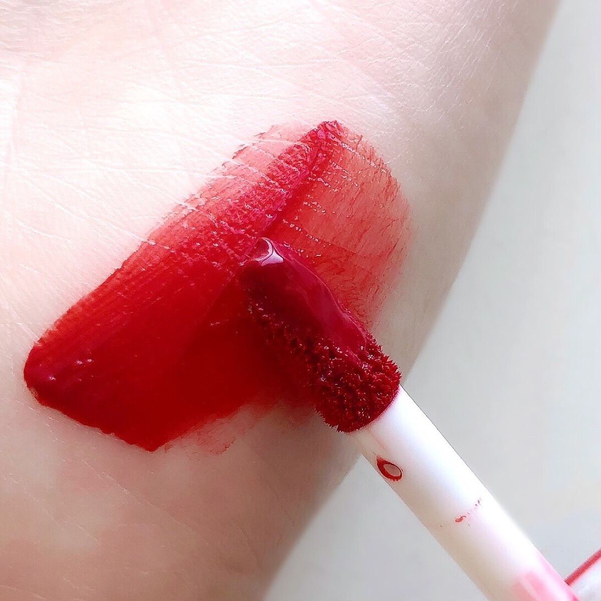 ジューシーリブティント 02 バラタレッド/RICAFROSH/リップティントを使ったクチコミ（3枚目）