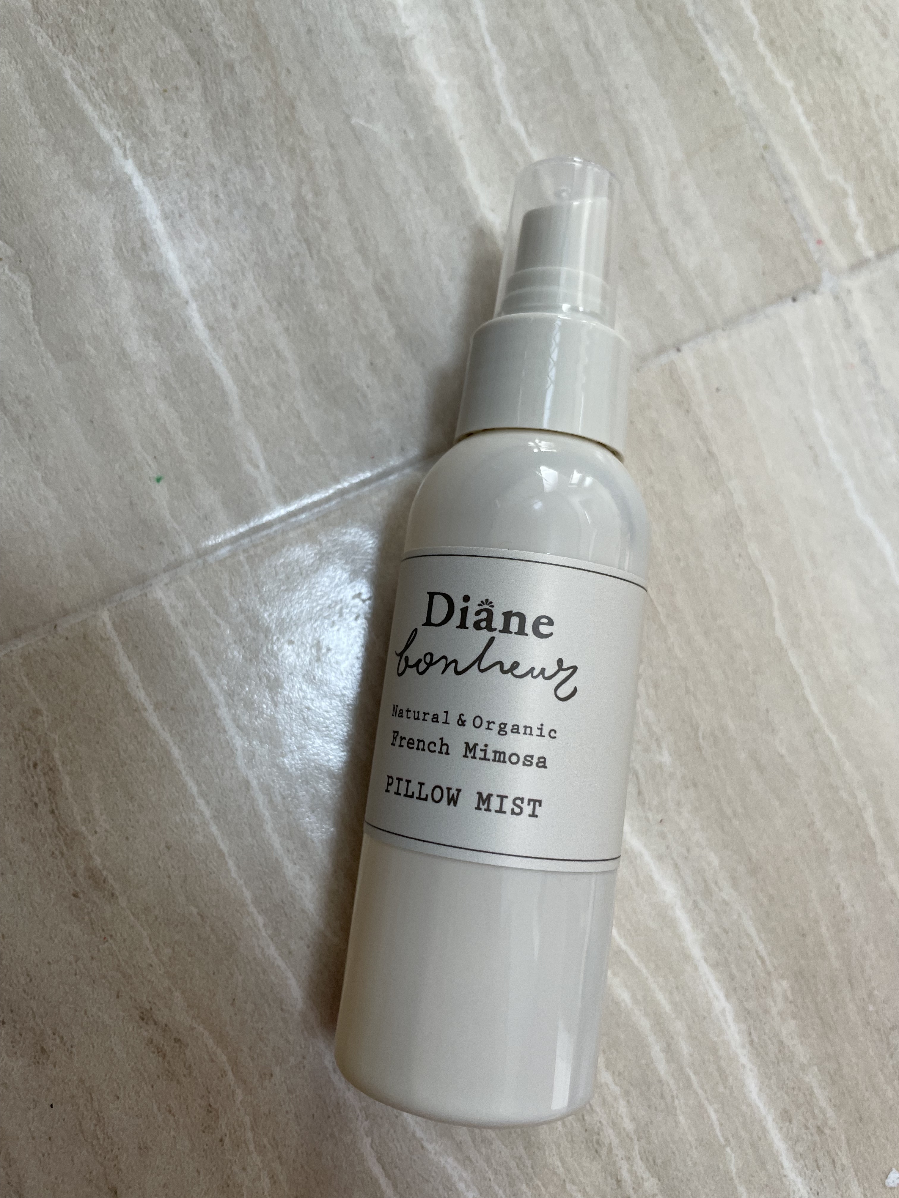 ボヌール おやすみピローミスト フレンチミモザの香り/ダイアン/ファブリックミストを使ったクチコミ（1枚目）