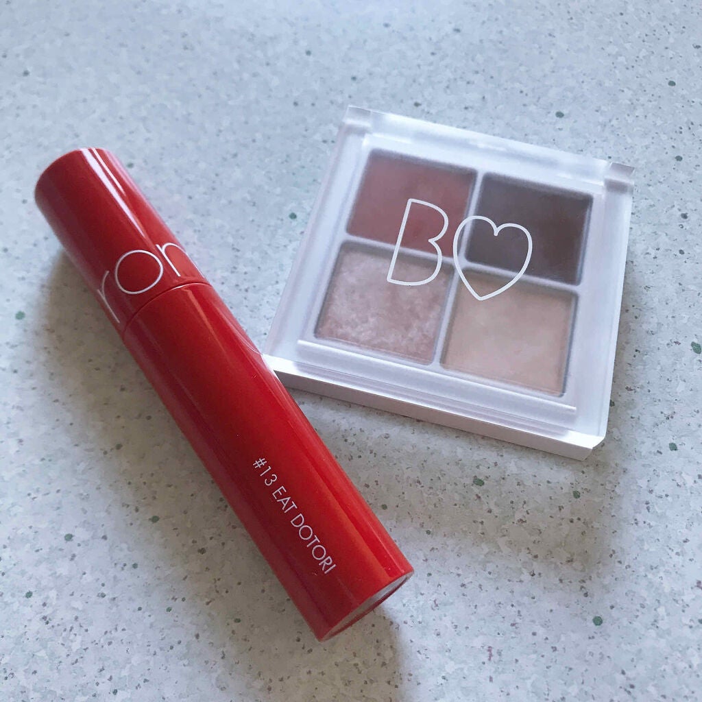 ジューシーラスティングティント/rom&nd/リップティントを使ったクチコミ(1枚目)