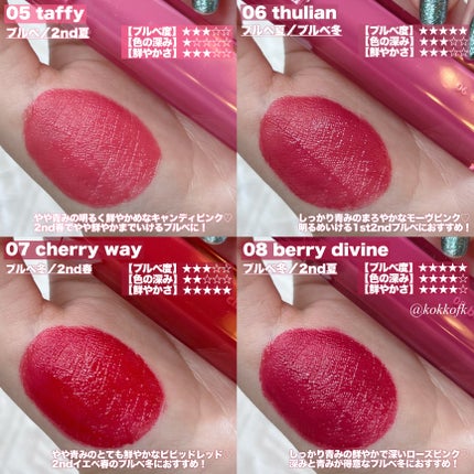 デュイフルウォーターティント/rom&nd/リップティントを使ったクチコミ(3枚目)