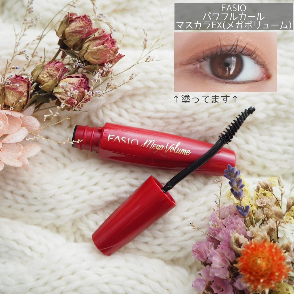 パワフルカール マスカラ EX(ボリューム)/FASIO/マスカラを使ったクチコミ（1枚目）