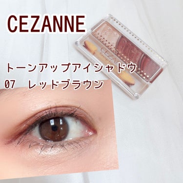 トーンアップアイシャドウ/CEZANNE/アイシャドウパレットを使ったクチコミ（1枚目）