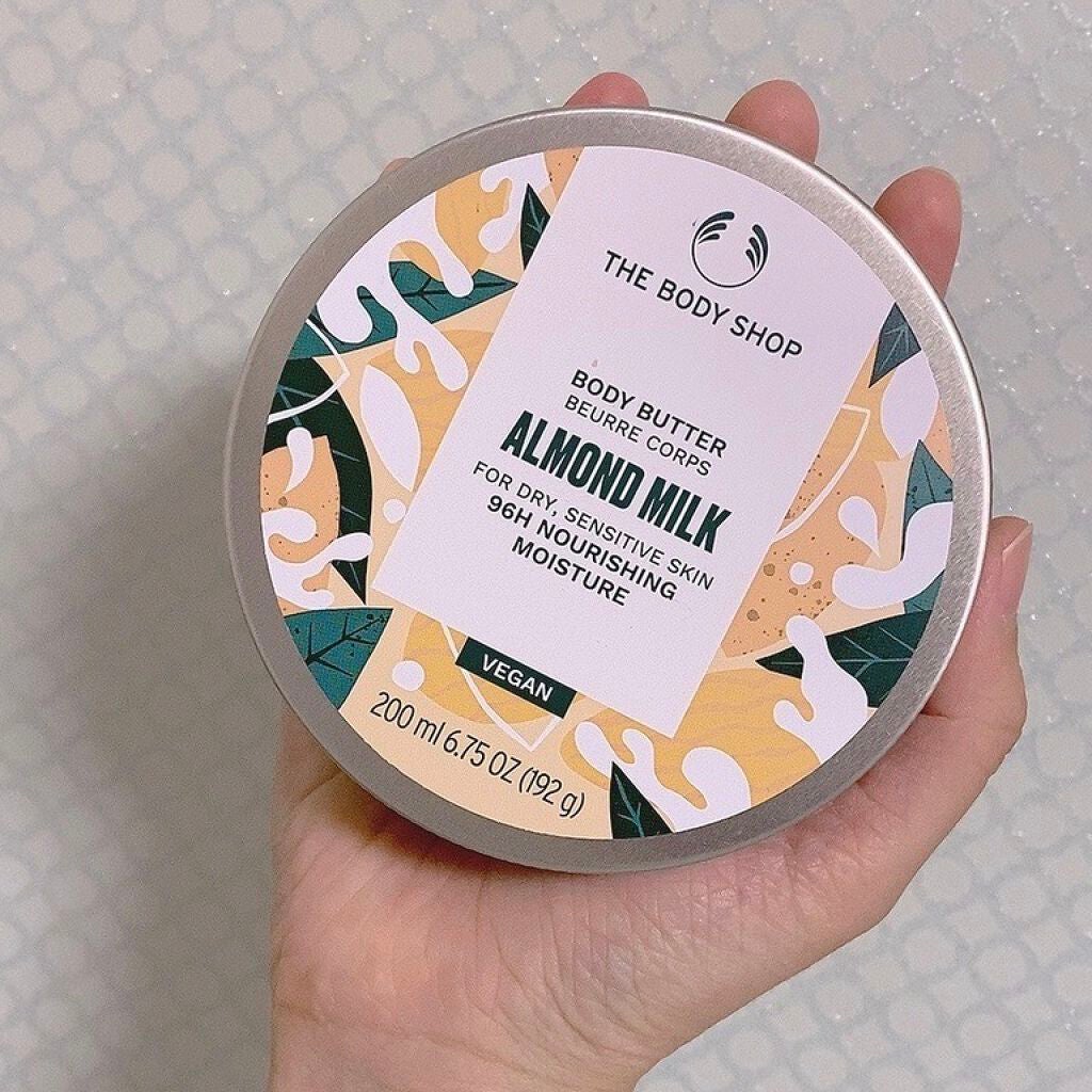 ボディバター アーモンドミルク/THE BODY SHOP/ボディクリームを使ったクチコミ(2枚目)